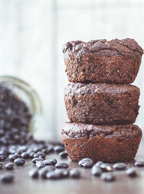 Vegan Black Bean Chocolate Brownie Muffins The Balanced Kitchen