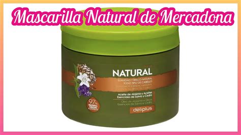 MASCARILLA NATURAL Para El PELO De MERCADONA DELIPLUS Mi