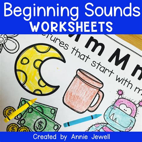 Beginning Sounds Worksheets Letter Sound Practice Pages From A To