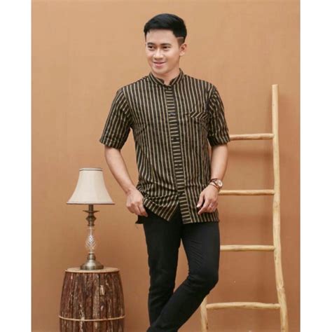 Jual Baju Adat Kemeja Lurik Baju Adat Jawa Baju Tradisional Jawa