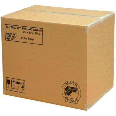 Double Wall Ply Lithography Offset Printed Corrugated Packaging Box