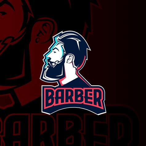 Vetor Do Logotipo Do Barbeiro Vetor Premium