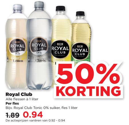 Royal Club Frisdrank Folder Aanbieding Bij Plus Details