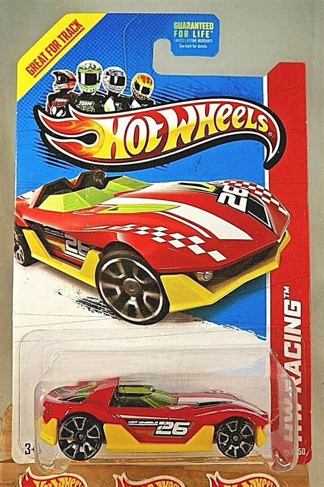 2013 Hot Wheels 117 HW Racing Thrill Racers YUR SO FAST Red Yellow W Trap5 Sp Contemporary