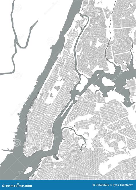 Карта Нью-Йорка, NY, США иллюстрация вектора. иллюстрации насчитывающей ...