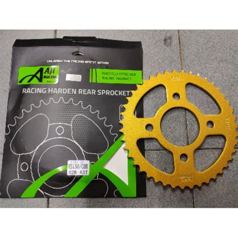 AJI RACING 428 RSX150 RS150 CBR150 Gold Heavy Duty Sprocket ORIGINAL