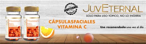 Juveternal Cápsulas Faciales Vitamina C 2x1 90 cáps c u Desestresa la