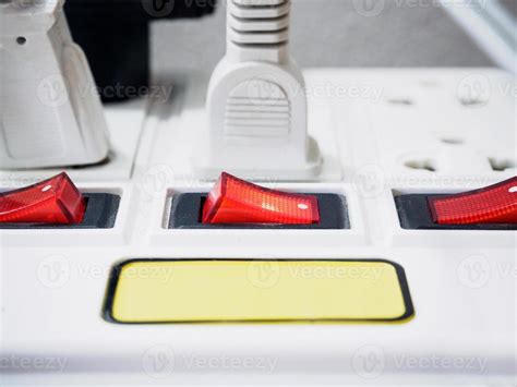 Multiple Socket With Connected Plugs 7040934 Stock Photo At Vecteezy