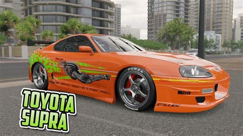 Fast And The Furious Toyota Supra Rz Forza Horizon Youtube