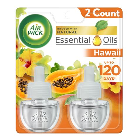 Air Wick Plug In Scented Oil Starter Kit 2ct Hawaii Air Freshener