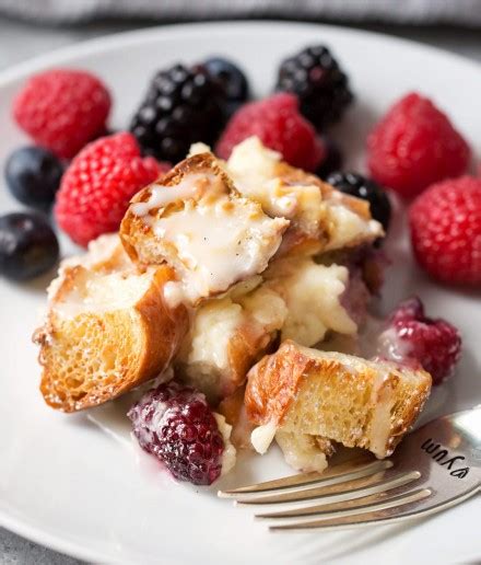 Sweet Croissant Breakfast Casserole Make Ahead The Chunky Chef