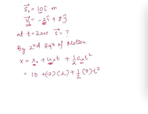 SOLVED Question 3 A Particle Moves In The XY Plane With A Constant