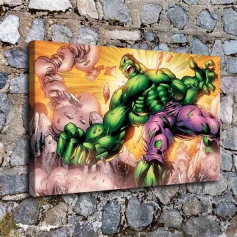 Marvel Hulk HD Canvas Prints Paintings Home Decor Picture Room Wall Art