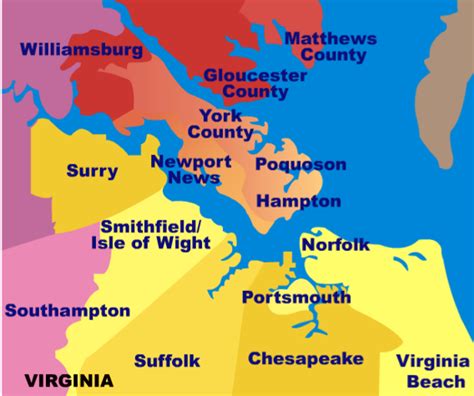 Maps Of Hampton Roads Va