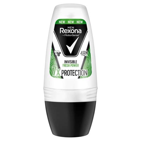 Rexona Men Invisible Fresh Power Antyperspirant Roll On Męski 50ML