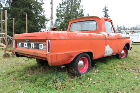 1964 F100 Short Bed Styleside Custom For Sale Ford F 100 Big Window 1964 For Sale In Portland