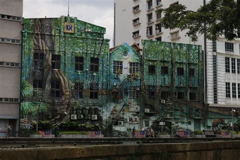 Rio Da Vida Mural Kuala Lumpur Foto De Stock Editorial Imagem De
