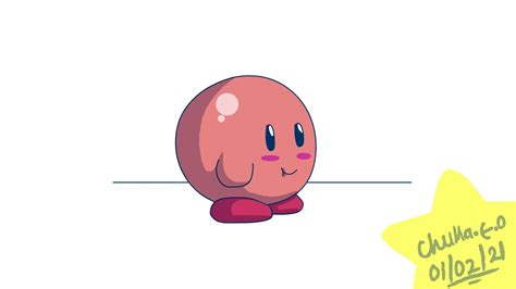 Kirby Walk Cycle Coloured Youtube