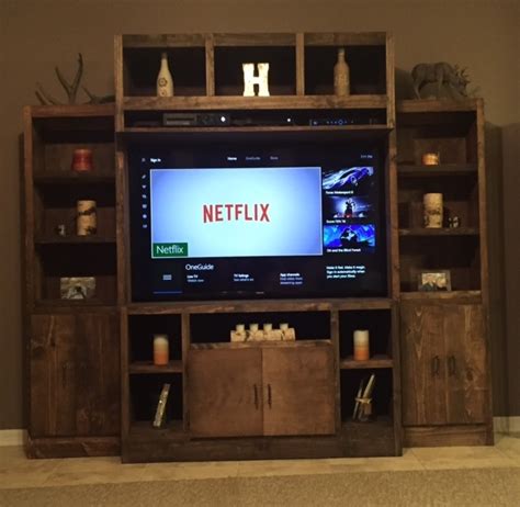 Ana White | Rustic Entertainment Center - DIY Projects