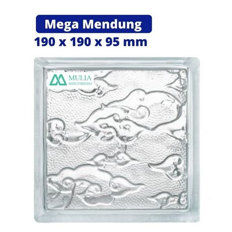 Jual Glass Block Mulia Mega Mendung 190 X 190 X 95 Mm 1000saudara