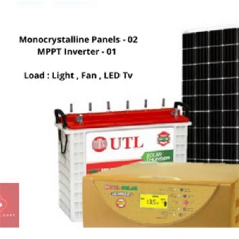 Inverter PCU UTL 1 KVA OFF GRID SOLAR SYSTEM 12V For Home At Rs