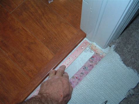 Installing Transition Strip Laminate Flooring To Carpet Floor Roma