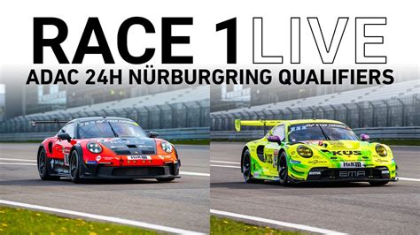 ADAC 24h Nürburgring Qualifiers 2023 Rennen 1 im Livestream YouTube