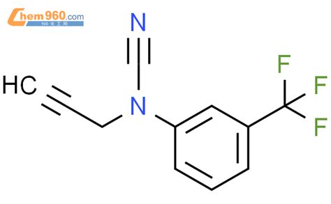 137402 38 1 Cyanamide 2 propynyl 3 trifluoromethyl phenyl 化学式结构式分子