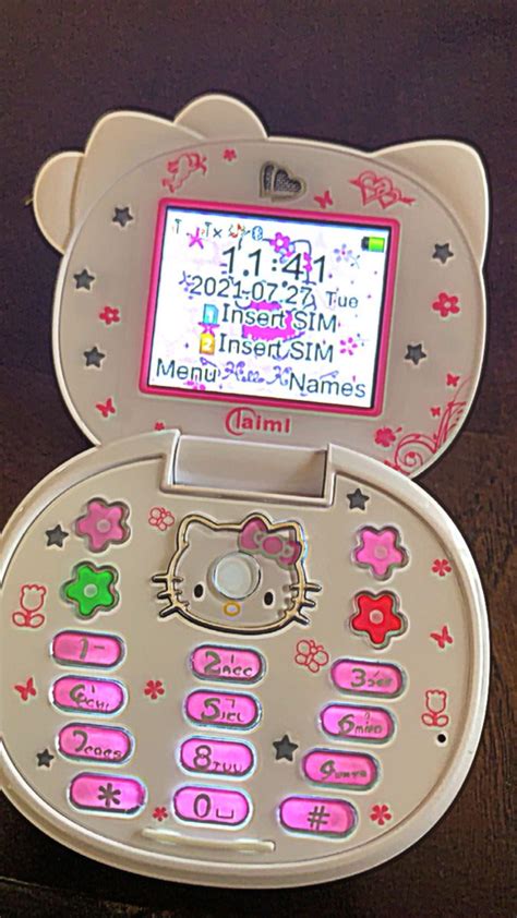 Hello Kitty Flip Phone Real Tawnya Churchill