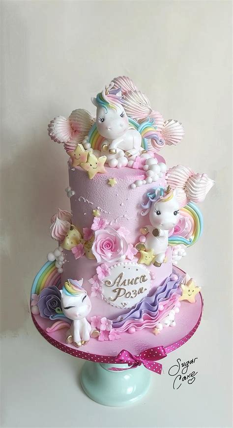 Cute Unicorn Cake Decorated Cake By Tanya Shengarova Cakesdecor