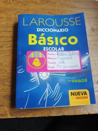 Diccionario Larousse B Sico Escolar Mercadolibre