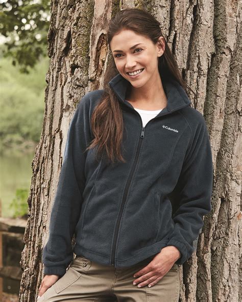 Columbia 137211 Womens Benton Springs Fleece Full Zip Jacket Acu Plus