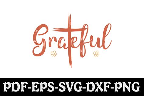 Grateful Svg Graphic By Creativekhadiza124 · Creative Fabrica