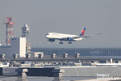 羽田で飛行機～建物とa350が絡む迫力 Mgt Greenjet 飛行機撮影記