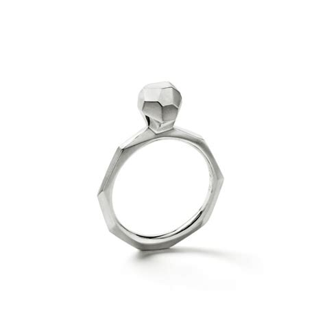 Facet Ring 18 Karat Guld Med Diamanter Emquies HolsteinEmquies Holstein