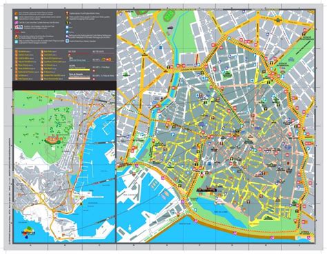 Palma De Mallorca Tourist Map