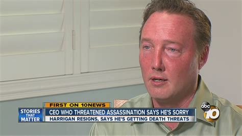 CEO who threatened assassination says he's sorry - YouTube