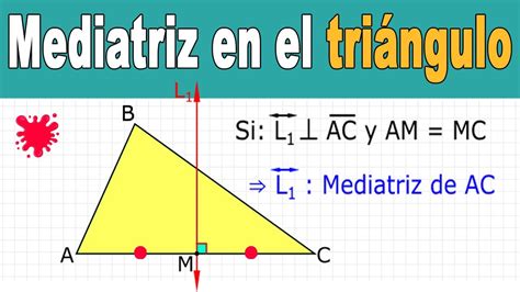 Mediatriz en un triángulo incluye ejercicios adicionales YouTube