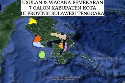 Wacana Pemekaran 7 Calon Kabupaten Dan Kota Baru Di Sulawesi Tenggara