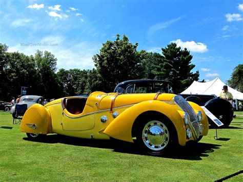 1938 Peugeot 402 DarlMat Legere Special Sport Roadster At The Concours