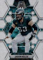 Jason Kelce 2023 Mosaic 196 White Sparkle SSP Price Guide Sports