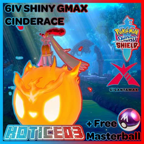 Iv Shiny Gmax Cinderace Pokemon Sword And Shield Fast Trade Etsy