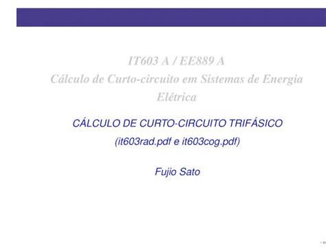 Pdf C Lculo De Curto Circuito Trif Sico Dokumen Tips