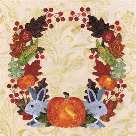 P3 Designs Baltimore Autumn Fall Applique Quilt Pattern Set Applique