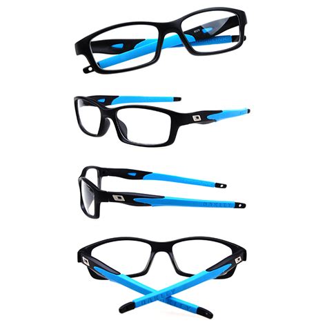 Mens Sport Eyeglasses Frame Optical Eyewear Flexible Plastic Glasses Frame New Ebay