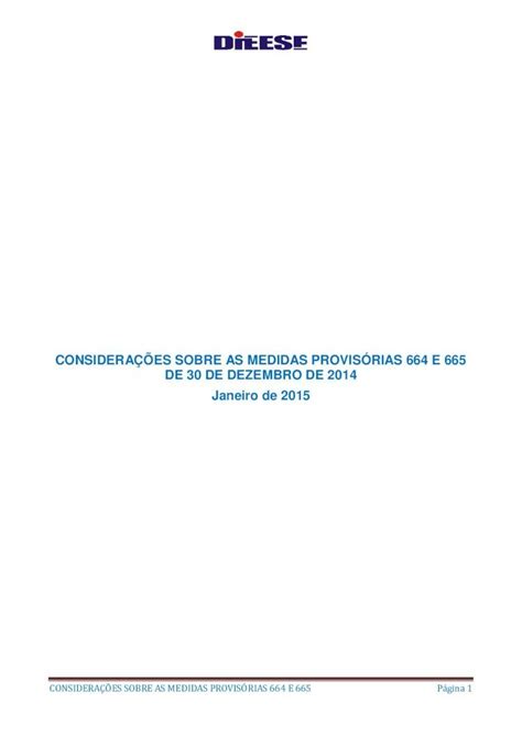 Pdf Considerações Sobre As Medidas Provisórias 664 E 665 Dokumen Tips