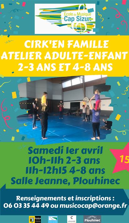 Atelier Cirque Parents Enfants Ans