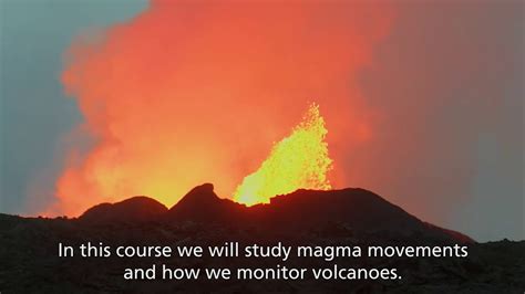 Monitoring Volcanoes And Magma Movement EdX Course YouTube