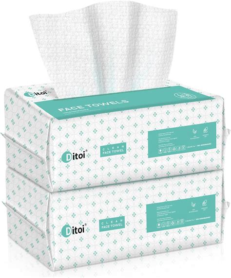 Ditoi Disposable Face Towels Biodegradable Facial