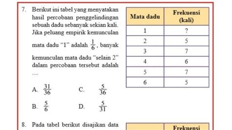 Kunci Jawaban Matematika Kelas 8 Halaman 304 Semester 2 Uji Kompetensi